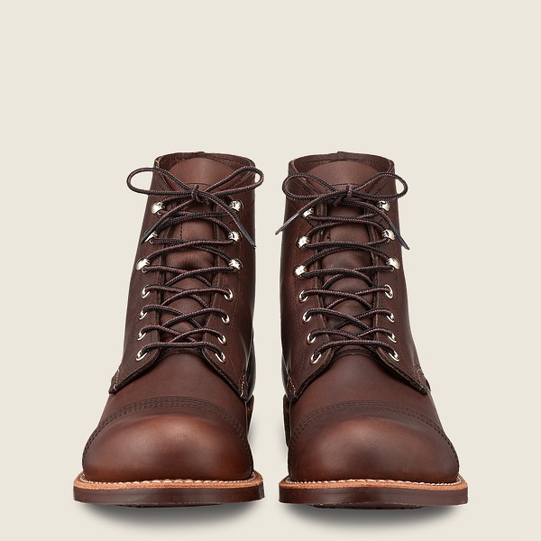 Red Wing Heritage Bot Erkek - Iron Ranger - 6-Inch Harness Deri - Kahverengi - 82TWIGPEB